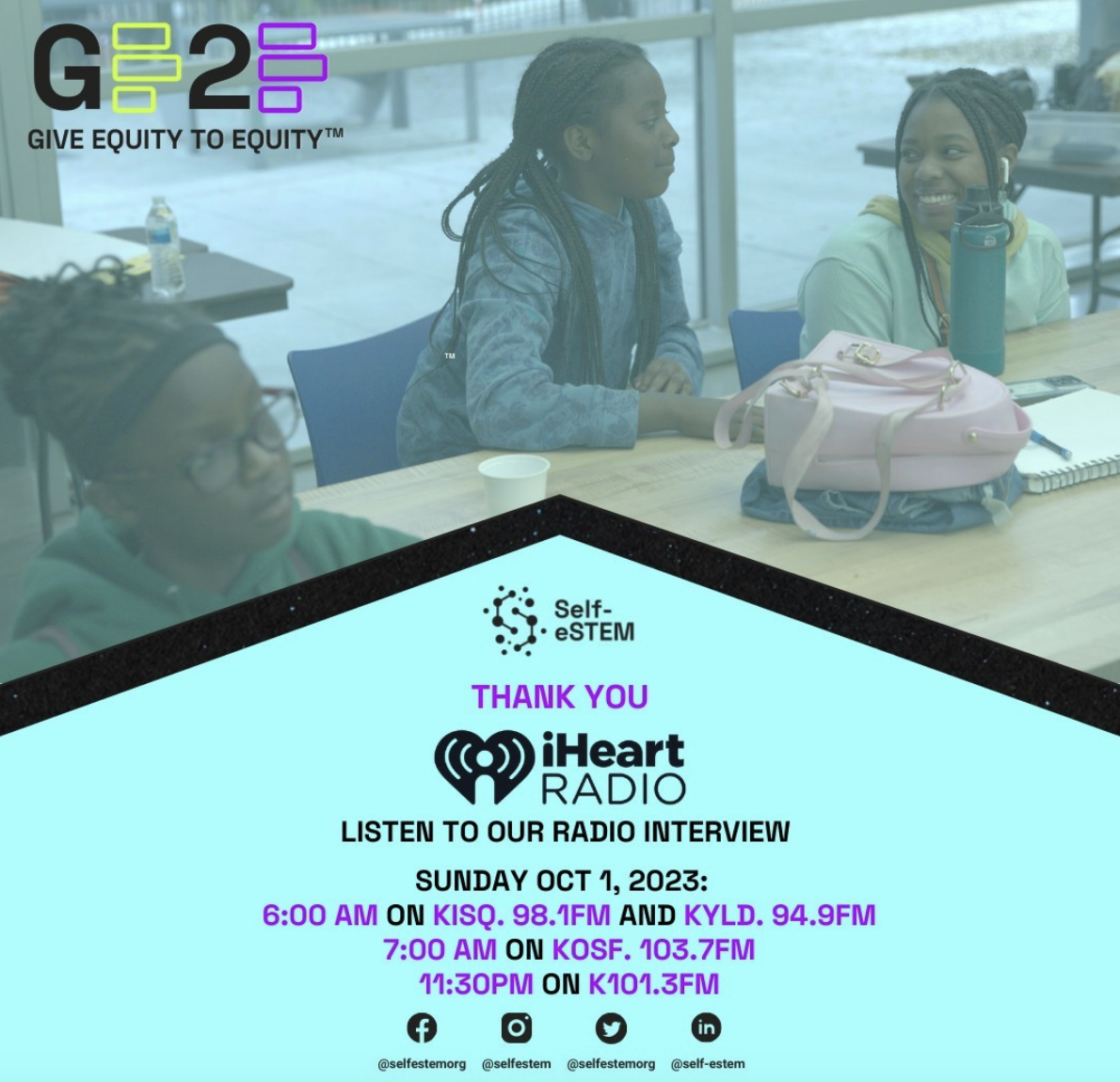Bay Area Focus Re-Airs Powerful Self-eSTEM Interview + iHeart Radio Feature