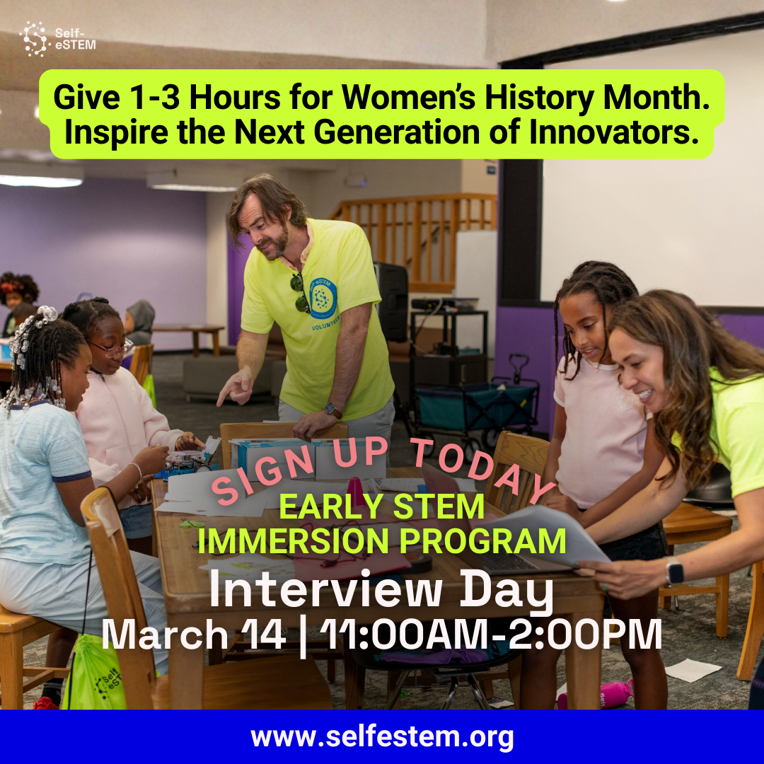 Lift as We Climb. Volunteer with Self-eSTEM. Image