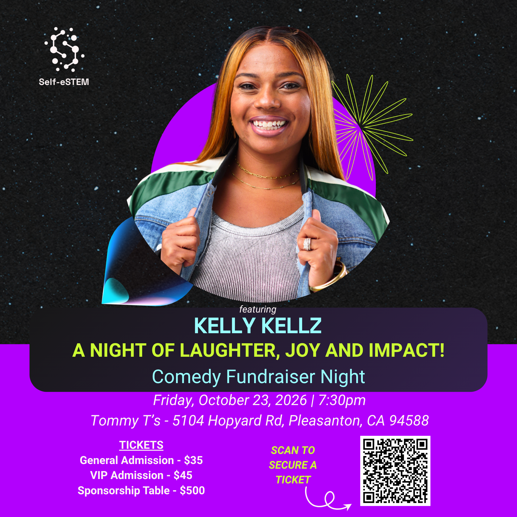 Comedy Fundraiser with Kelly Kellz Image